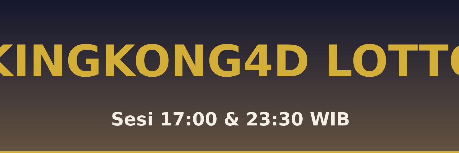 Kingkong4D Lotto Simeulue Cut